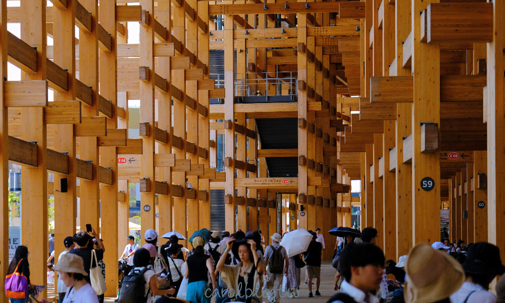 大阪世博大型木造建築 大屋根