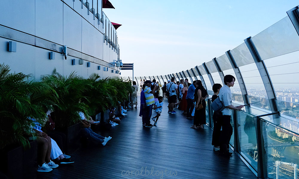 金沙空中花園高空觀景台甲板