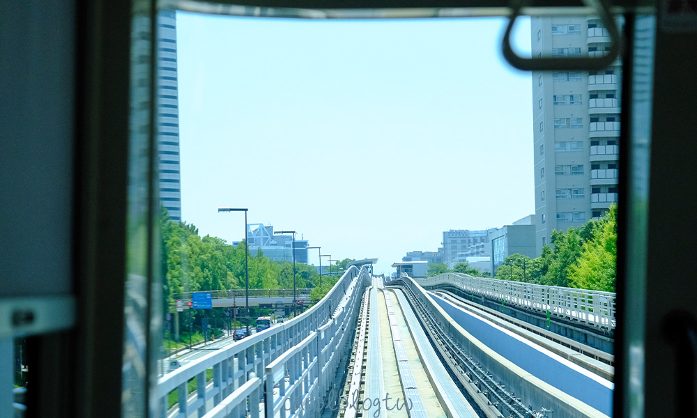 神戶當地交通工具 海邊電車