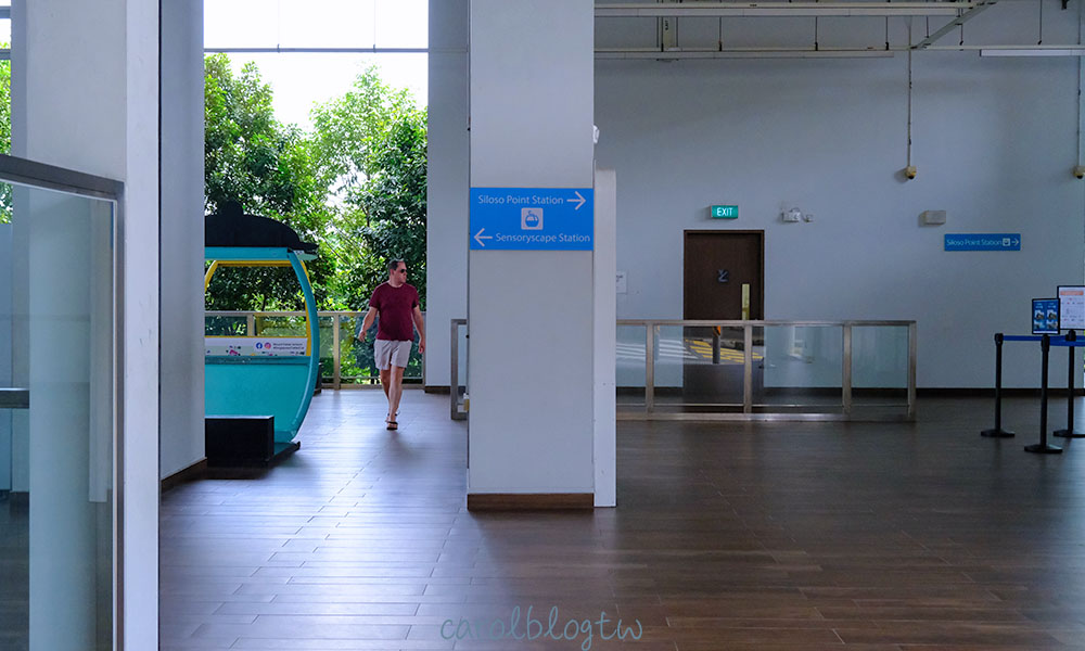 聖淘沙纜車站月台