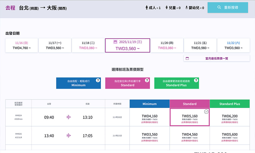 樂桃航空官網訂票