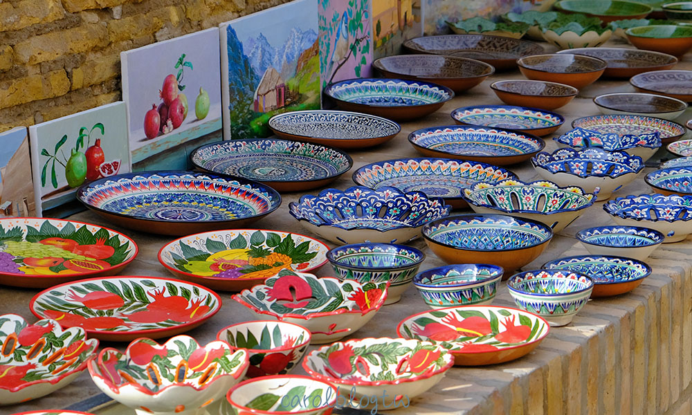 烏茲別克陶瓷碗盤