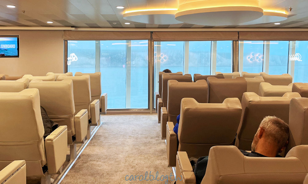 倫敦到巴黎巴士攻略|便宜票價、花費時間、路線、實際搭乘分享 - 第12張圖 渡輪上的安靜休息區