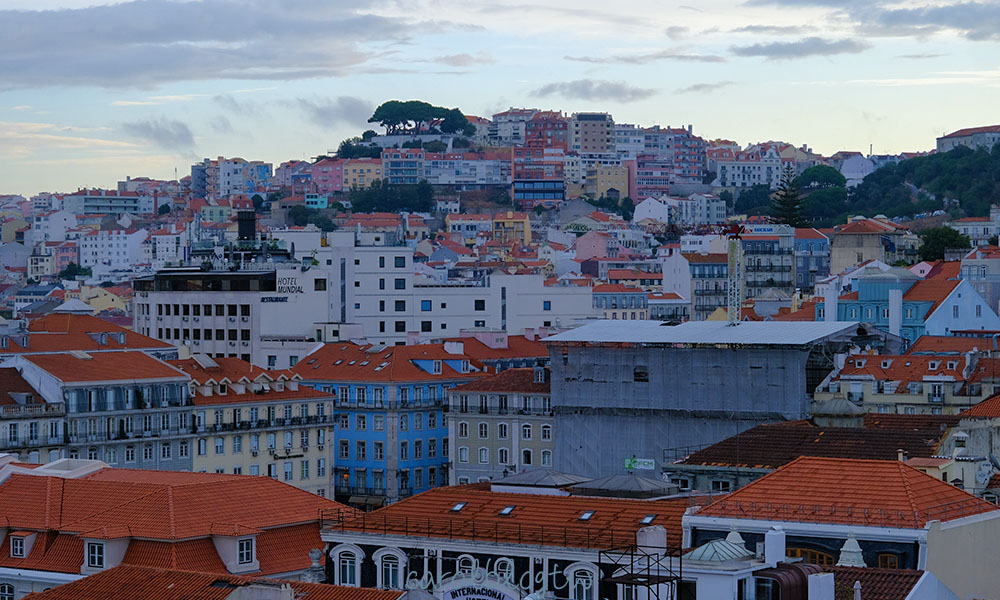 聖胡斯塔升降機風景