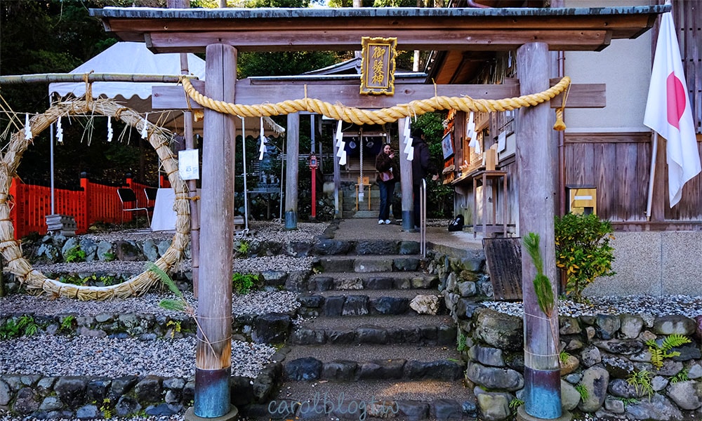 御髮神社御守|日本唯一!透明御守超可愛、就在嵐山竹林小徑 - 第9張圖 御髮神社鳥居