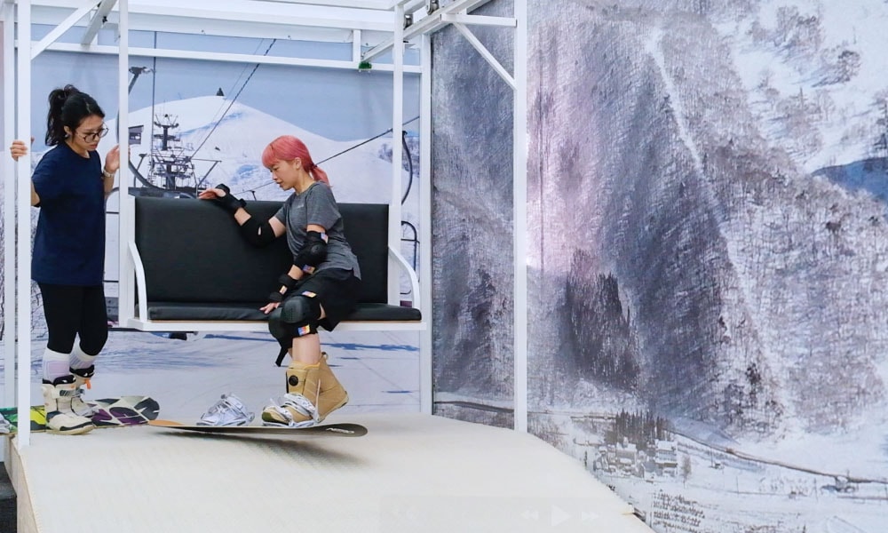 王子室內滑雪學校 雪場纜車教學
