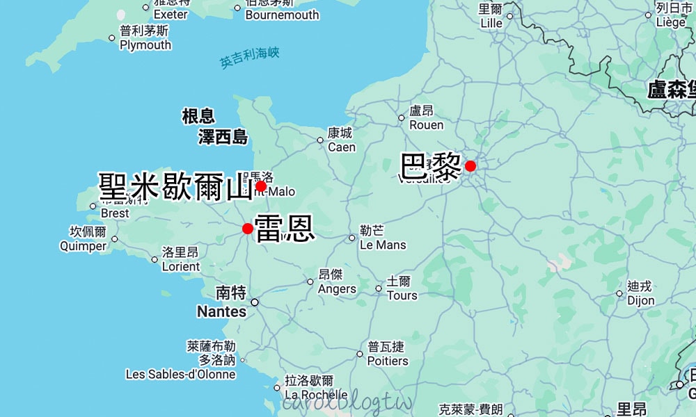 雷恩地理位置