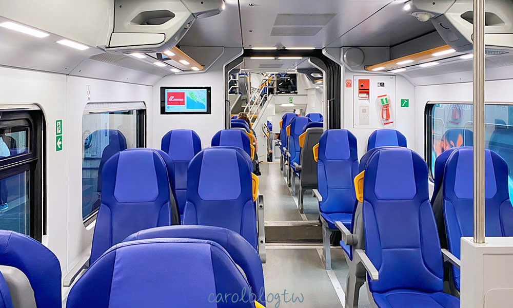 到五漁村的火車廂