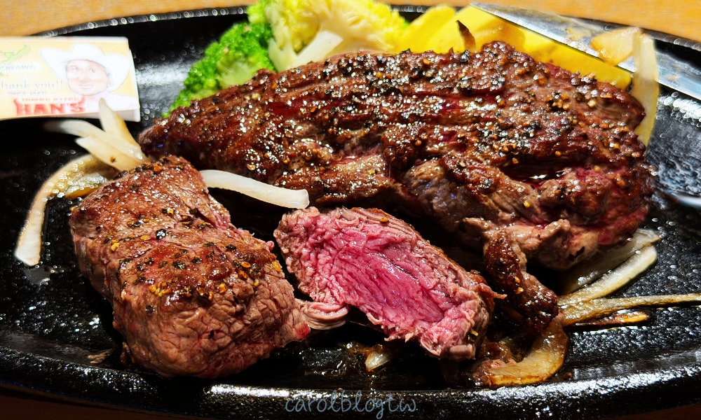 JUMBO STEAK HAN'S 五分熟牛排