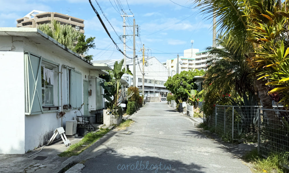 港川外人住宅街道景色